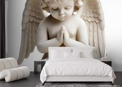 angel isolated on transparent background Wall mural