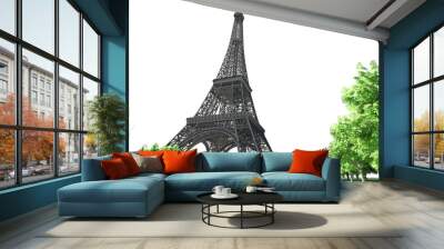 eiffel tower city Wall mural