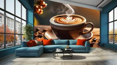 cup of coffee Wall mural