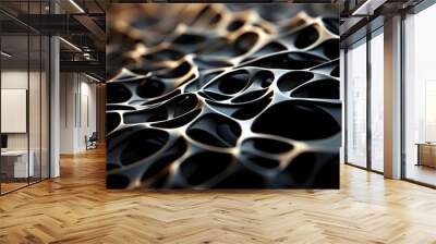 abstract background texture. volumetric color abstract geometric composition Wall mural