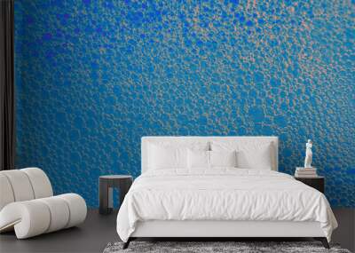 geometric bubbles with soap liquid Wall mural