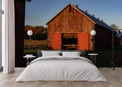 Tobacco Barn Wall mural