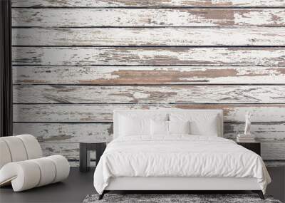 wood board white old style abstract background objects for furniture.wooden panels is then used.hori Wall mural