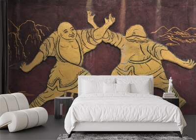 Old Monk shaolin Wall mural