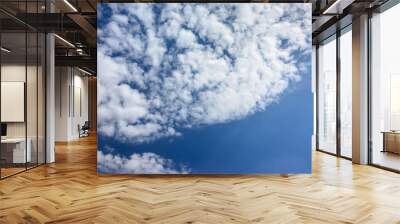 Blue sky with cloud Wall mural