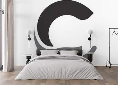 LETTER C HAND Wall mural