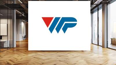 wp initial logos Wall mural