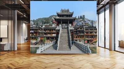 Fenghuang Old Town in Hunan, China Wall mural