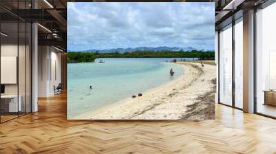 Idyllic tropical sea in sunny day Wall mural