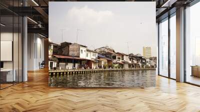 Street in Malacca (Melaka), Malaysia Wall mural