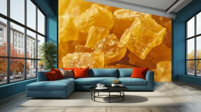 Closeup of Delicious Candied Ginger Wall mural