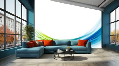 Bright satin futuristic speed fashion waves background template Wall mural