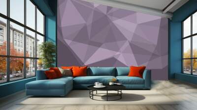 Low poly abstract crystal halftone modern template Wall mural