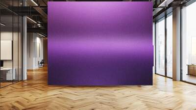 Purple dark gradient background, blurred minimalistic noise grain poster or banner design Wall mural