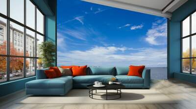 Sky with clouds for the background Wall mural