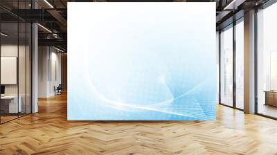 Abstract blue Futuristic technology concept background Wall mural