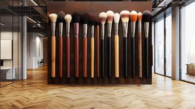 makeup brush set Cosmetic artist Wall mural