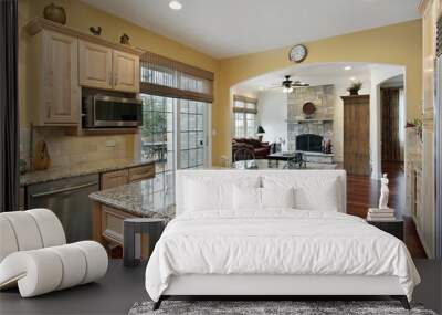 kitchen in luxury home Wall mural