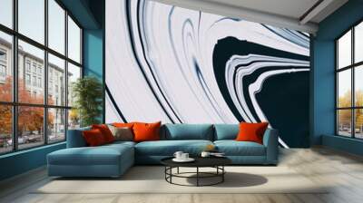 Arrière plan texturé abstrait design avec des formes de vagues couleur floutées Wall mural