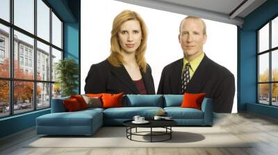 two business people Wall mural