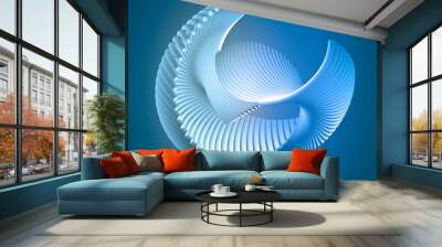 Beautiful, abstract background. 3d illustration, 3d rendering. Wall mural