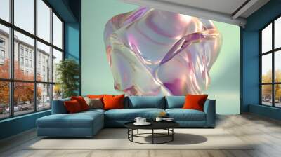 Beautiful, light, elegant background. 3d illustration, 3d rendering. Wall mural