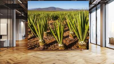 Sisal plantation Wall mural