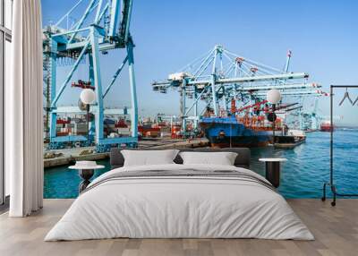 The port of Algesiras in south of spain Wall mural