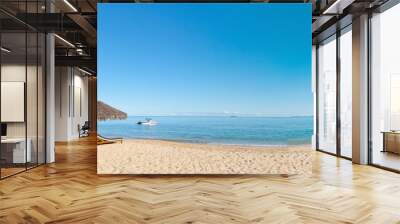 Tropical beach panorama Wall mural