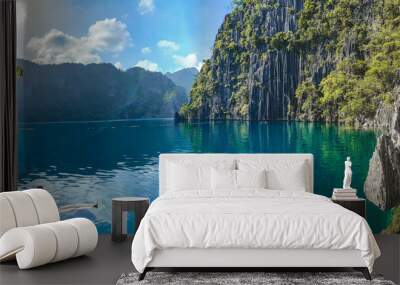 Barracuda lake in Coron, Palawan, Philippines Wall mural