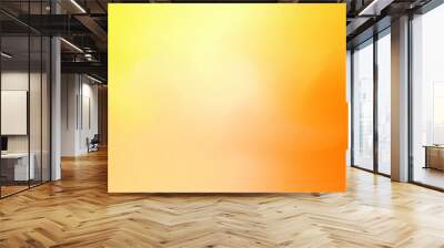 abstract smooth blur yellow and orange color gradient lighting effect background with blank space for website banner and paper card decorative modern graphic design  Wall mural