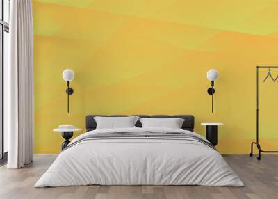 Abstract yellow gradient color background with modern geometric shape for graphic design element Wall mural