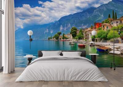 holiday lake garda italy Wall mural