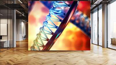 nucleotide dna circle Wall mural