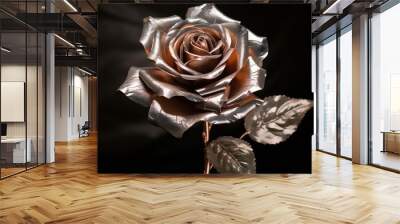 wedding rose gold flower Wall mural