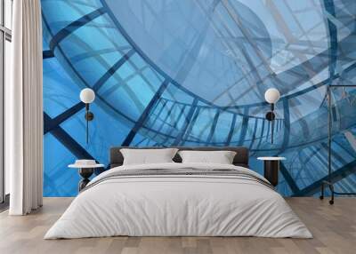 turbulent architecture Wall mural