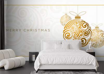 Abstract Christmas Design Wall mural