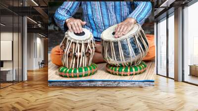 Tabla drums Wall mural