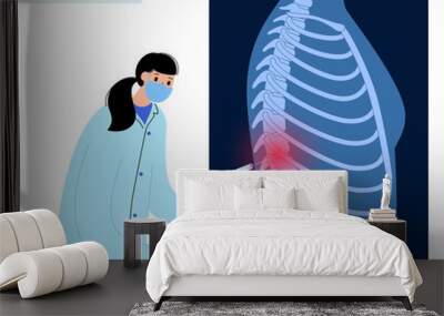 Spine joint injection  Wall mural