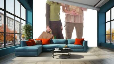 couple shopping Wall mural