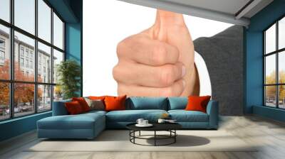 hand with thumb up Wall mural