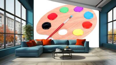 paint palette Wall mural