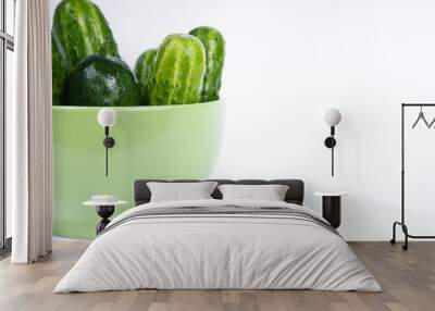 fresh cucumbers Wall mural