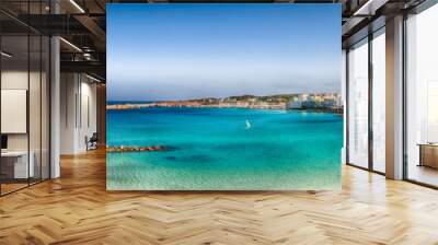 Otranto - coastal town in Puglia with turquoise sea Wall mural