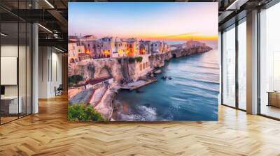 Vieste - beautiful coastal town in Puglia Wall mural