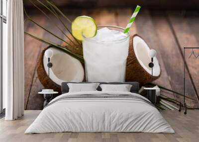 Coconut water Wall mural