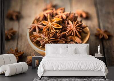 Star anise spice Wall mural