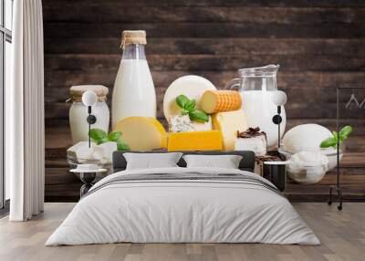 Various dairy products Wall mural