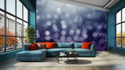 Blurred backdrop, blurred background, circle blur, bokeh blur from the light shining through as a backdrop and beautiful computer screen images. Wall mural