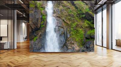 National Park,beautiful deep forest waterfall in Thailand. (Chock Ka Din Waterfall) Wall mural